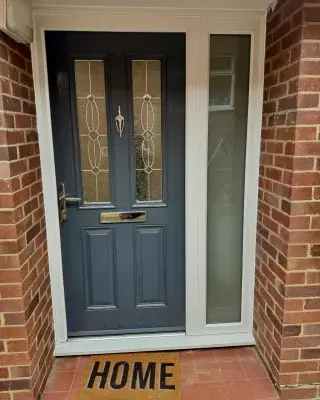 #fpjcarpentry #compositedoors #slategrey #waterlooville